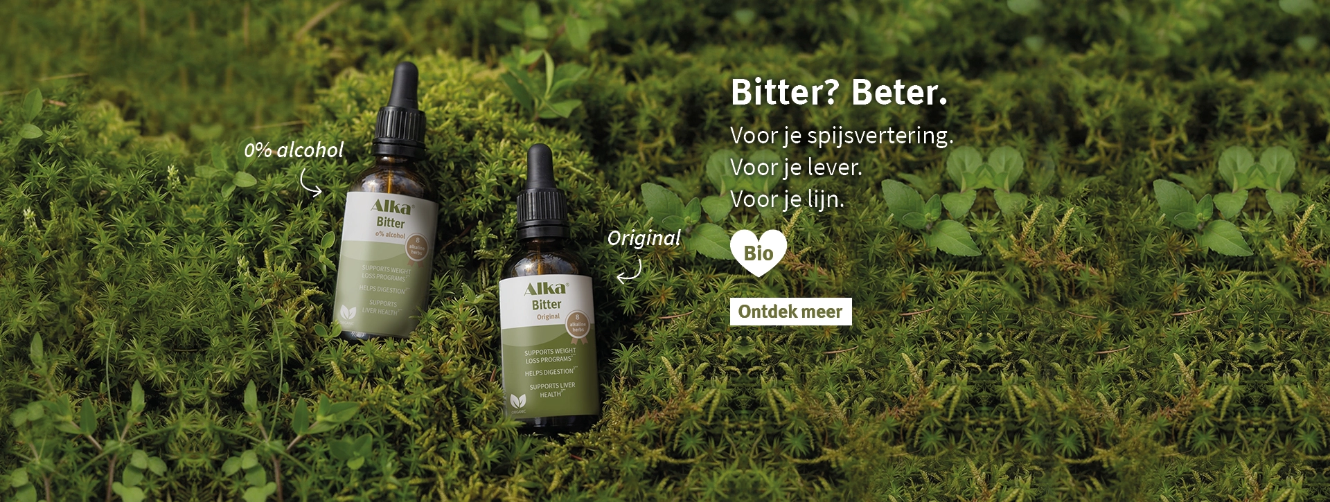 Bitterkracht herontdektHier is Alka® Bitter!