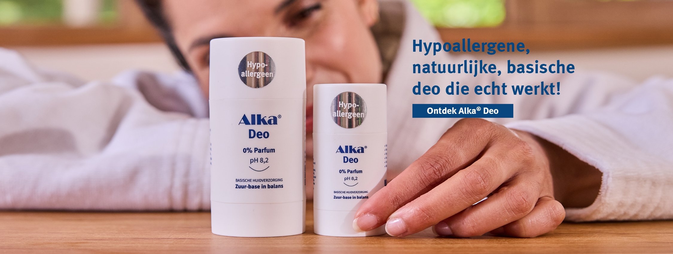 Hypoallergene, natuurlijke en basische deoOntdek Alka® Deo