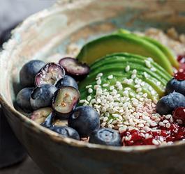 Havermout avocado bowl